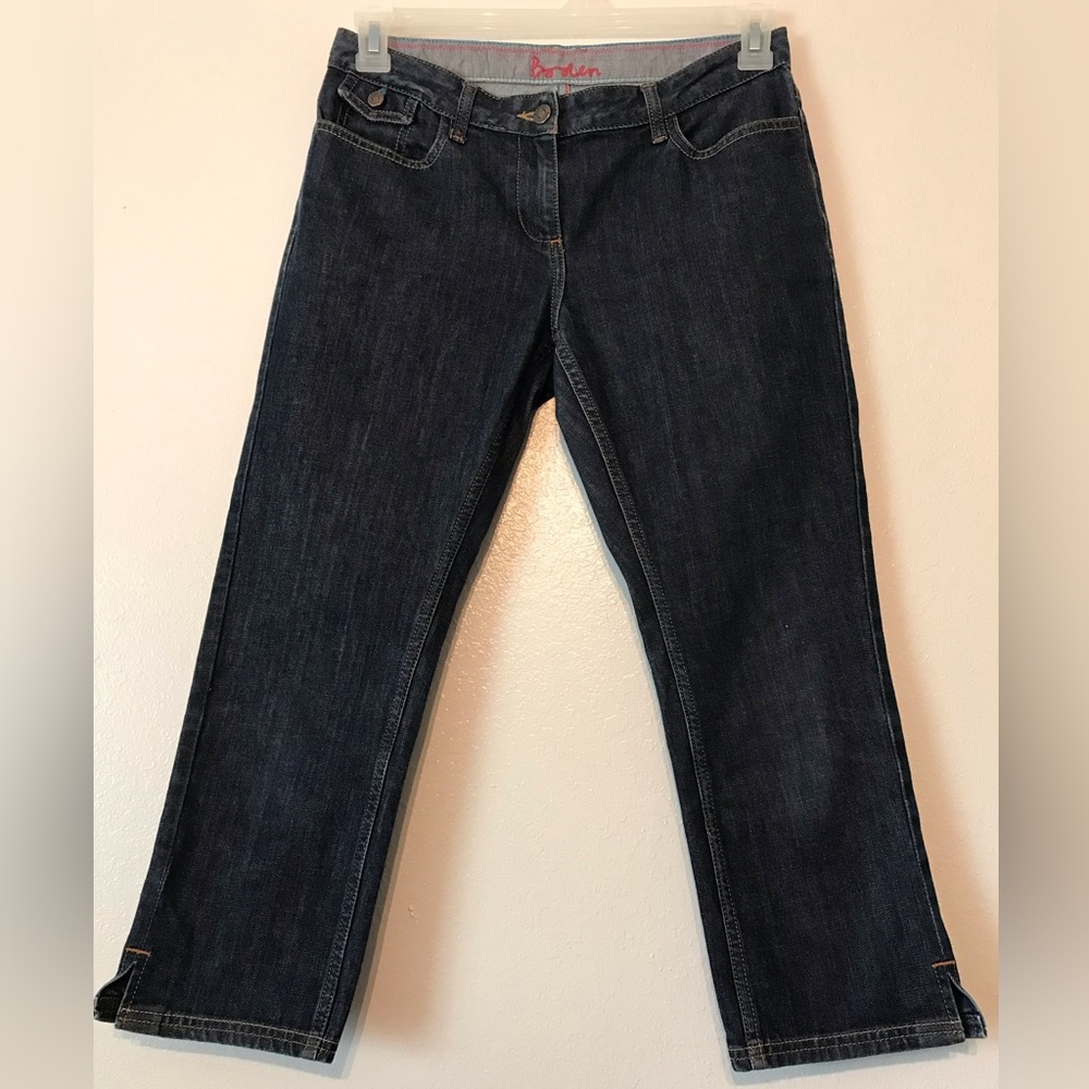 Boden Cropped Blue Jeans Size 6R